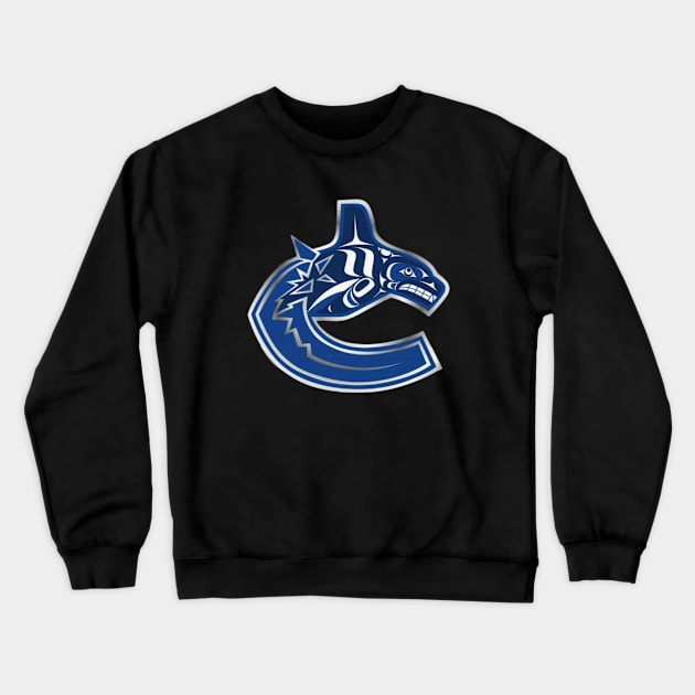 Vancouver Canucks Crewneck Sweatshirt by Jedistudios 